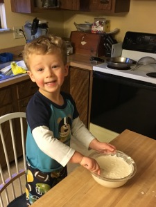 It's my cooking grandson